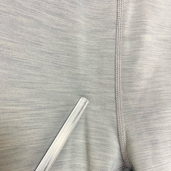Athleta Colorblock Sonar Capri Athletic Legging Midrise Sz Large Pink Blue Grey‎ - Picture 13 of 14